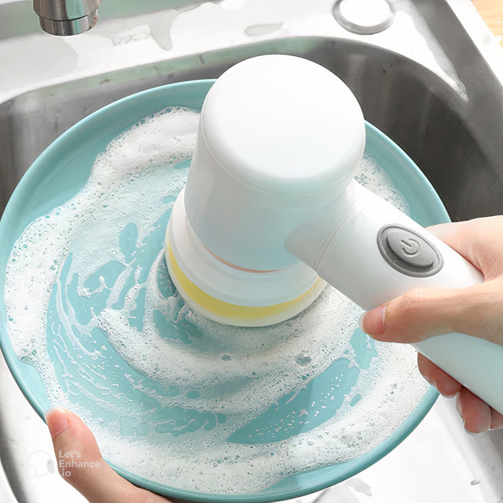 ScrubMate™ — The 5-In-1 Electric Cleaning Brush