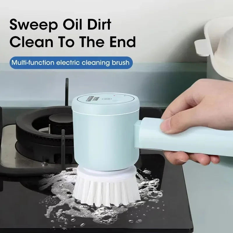 ScrubMate™ — The 5-In-1 Electric Cleaning Brush
