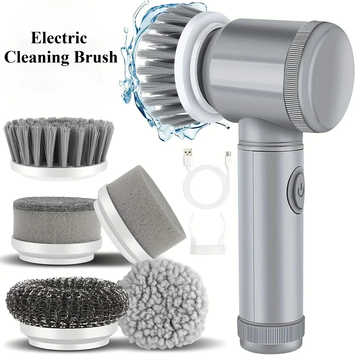 ScrubMate™ — The 5-In-1 Electric Cleaning Brush