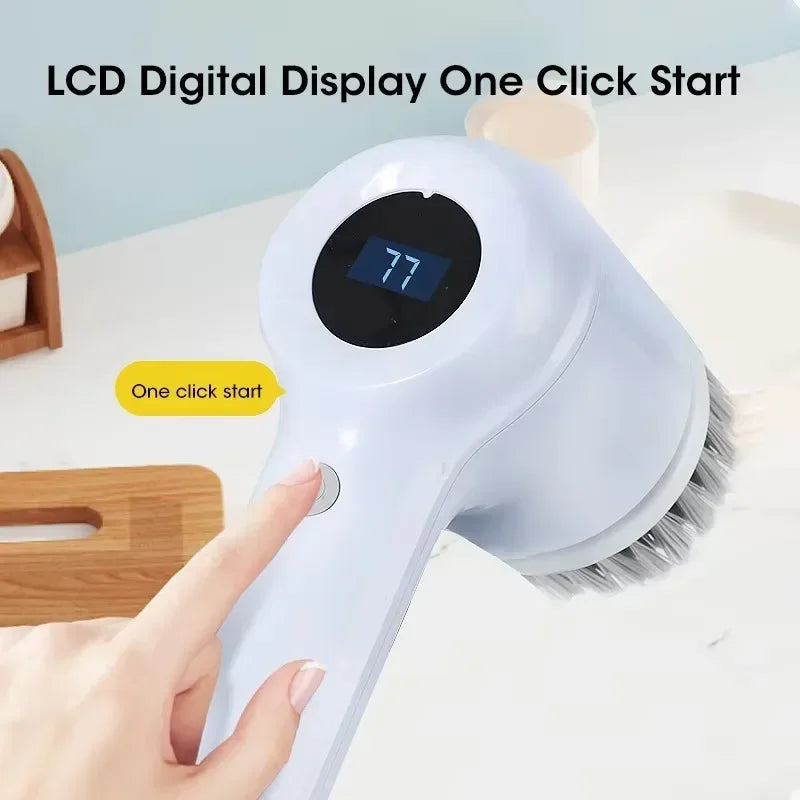 ScrubMate™ — The 5-In-1 Electric Cleaning Brush