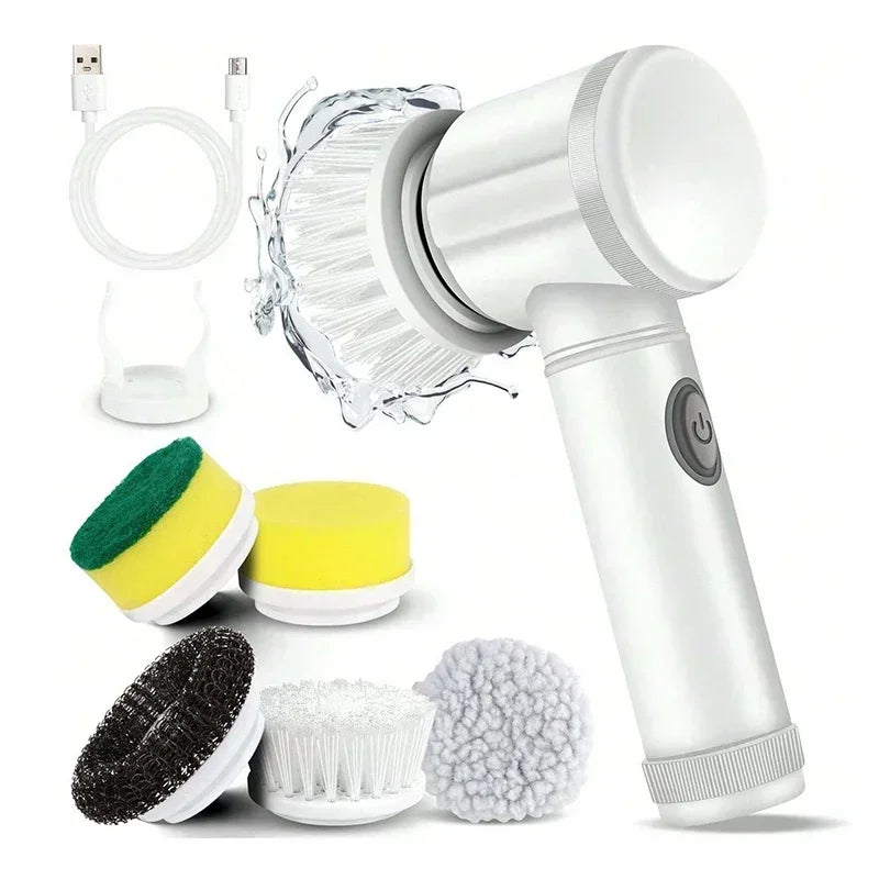 ScrubMate™ — The 5-In-1 Electric Cleaning Brush